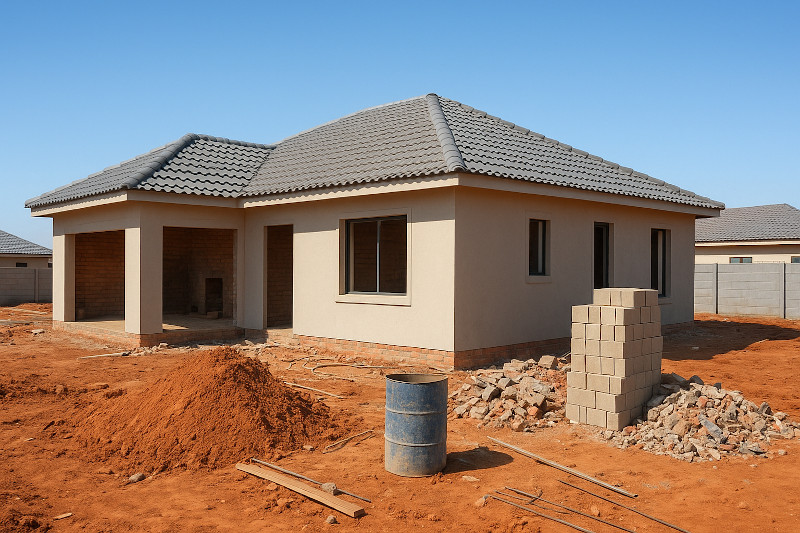 Construction Work in Sebokeng