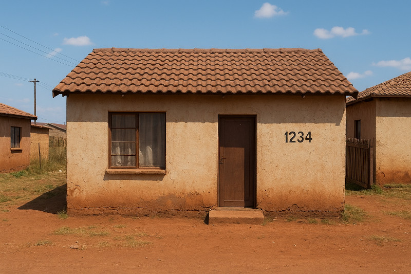 Simple house in sebokeng
